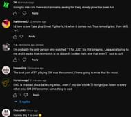 Fans in the YouTube comments section react to the streamer's announcement (Image via Daily Tyler1 Clips/YouTube)